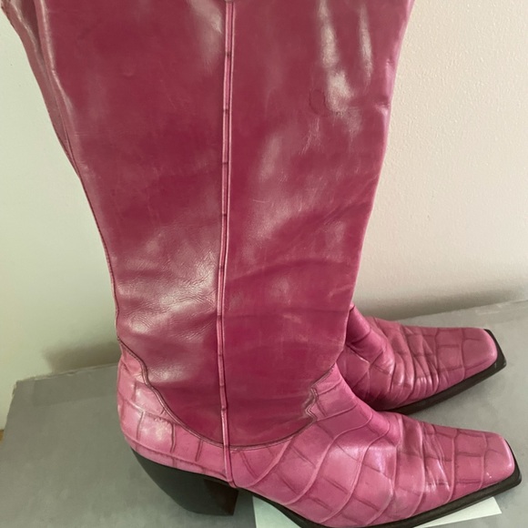 Bruno Magli Shoes - Magli pink Cowboy boots